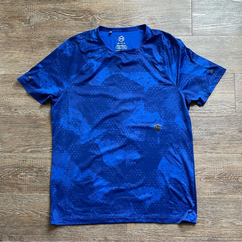 Men’s Size L Under Armour  Blue Dri-Fit T-Shirt